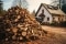 Bûches de bois gratuites