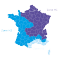 Carte des zones climatiques en France
