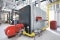 Chaudière Vitoplex 300 à charge de pointe au centre logistique de Kiesel GmbH